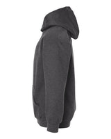 Tultex 320Y Youth Hooded Sweatshirt #color_Heather Charcoal