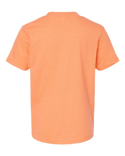 Tultex 235 Youth Fine Jersey T-Shirt #color_Heather Cantaloupe