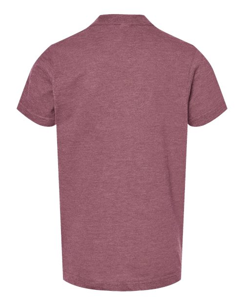 Tultex 235 Youth Fine Jersey T-Shirt #color_Heather Cassis