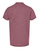 Tultex 235 Youth Fine Jersey T-Shirt #color_Heather Cassis