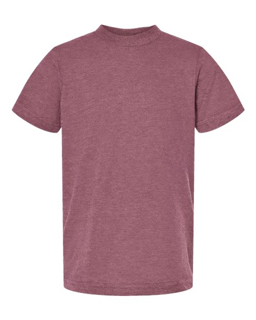 Tultex 235 Youth Fine Jersey T-Shirt #color_Heather Cassis