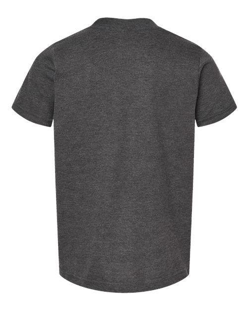 Tultex 235 Youth Fine Jersey T-Shirt #color_Heather Charcoal