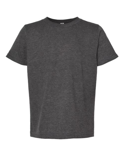 Tultex 235 Youth Fine Jersey T-Shirt #color_Heather Charcoal
