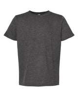Tultex 235 Youth Fine Jersey T-Shirt #color_Heather Charcoal