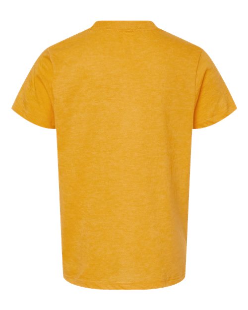 Tultex 235 Youth Fine Jersey T-Shirt #color_Heather Mellow Yellow