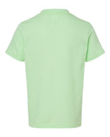 Tultex 235 Youth Fine Jersey T-Shirt #color_Heather Neo Mint