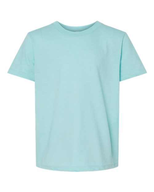 Tultex 235 Youth Fine Jersey T-Shirt #color_Heather Purist Blue