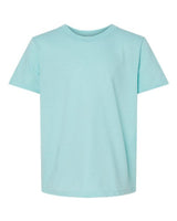 Tultex 235 Youth Fine Jersey T-Shirt #color_Heather Purist Blue