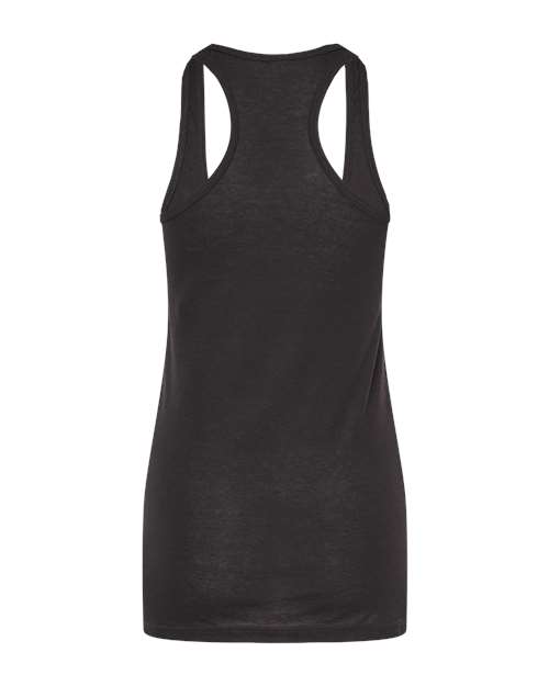 Tultex 190 Women's Poly-Rich Racerback Tank Top #color_Black