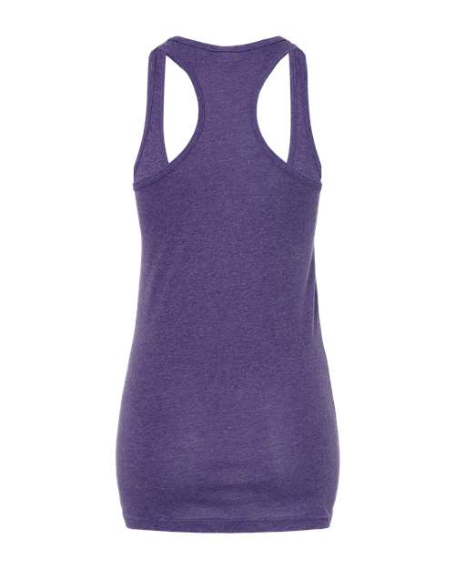 Tultex 190 Women's Poly-Rich Racerback Tank Top #color_Heather Purple