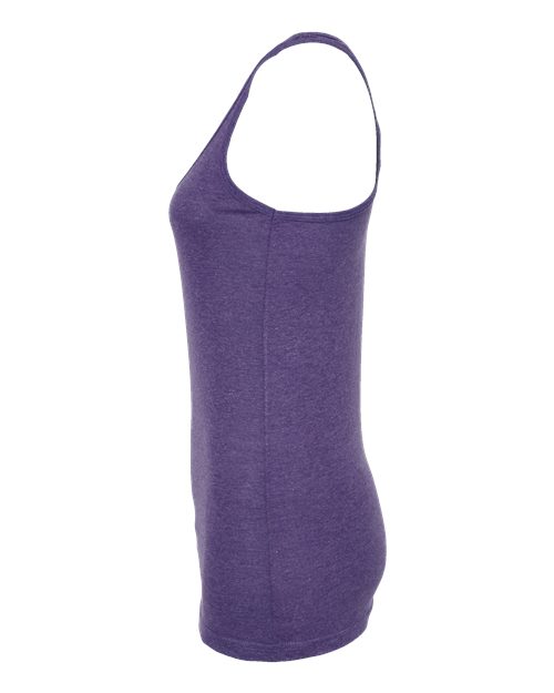 Tultex 190 Women's Poly-Rich Racerback Tank Top #color_Heather Purple