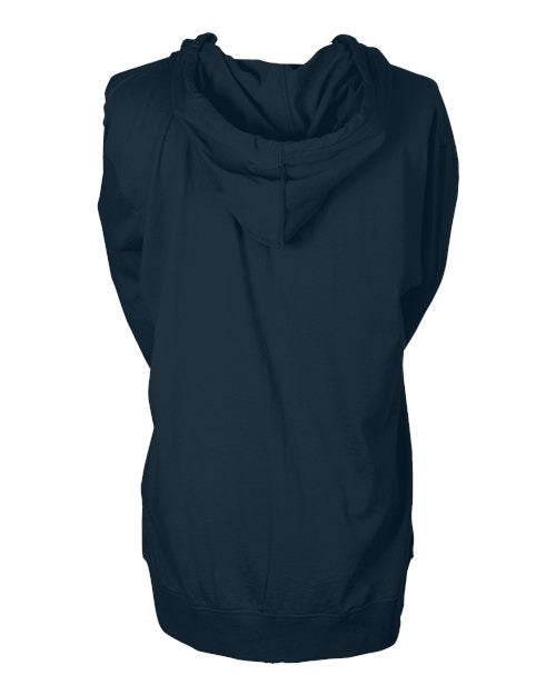 Tultex 260 Beach Full-Zip Hooded Long Sleeve T-Shirt #color_Navy
