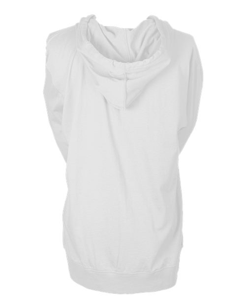 Tultex 260 Beach Full-Zip Hooded Long Sleeve T-Shirt #color_White