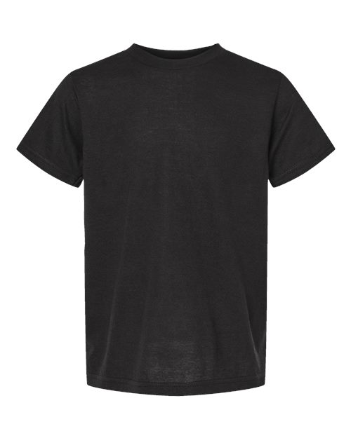 Tultex 265 Youth Poly-Rich T-Shirt #color_Black
