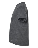 Tultex 265 Youth Poly-Rich T-Shirt #color_Heather Charcoal