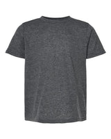 Tultex 265 Youth Poly-Rich T-Shirt #color_Heather Charcoal