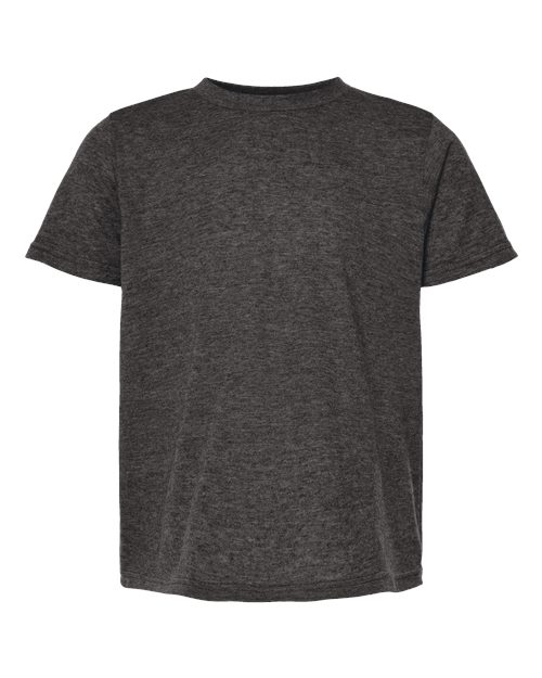 Tultex 265 Youth Poly-Rich T-Shirt #color_Heather Graphite