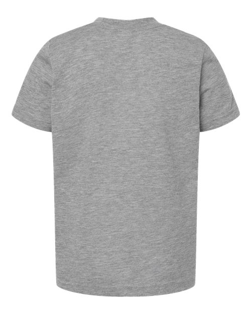 Tultex 265 Youth Poly-Rich T-Shirt #color_Heather Grey
