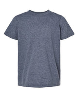 Tultex 265 Youth Poly-Rich T-Shirt #color_Heather Navy
