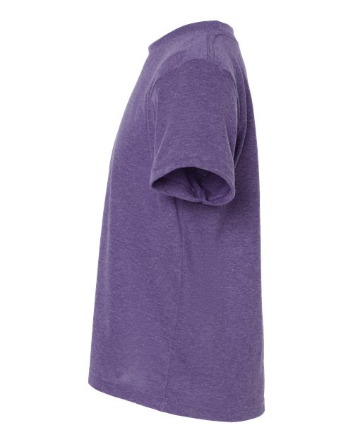 Tultex 265 Youth Poly-Rich T-Shirt #color_Heather Purple