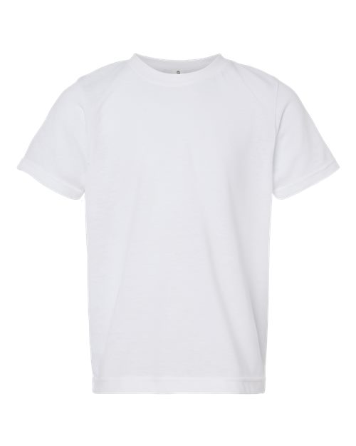 Tultex 265 Youth Poly-Rich T-Shirt #color_White