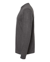 Tultex 291 Heavyweight Jersey Long Sleeve T-Shirt #color_Heather Charcoal