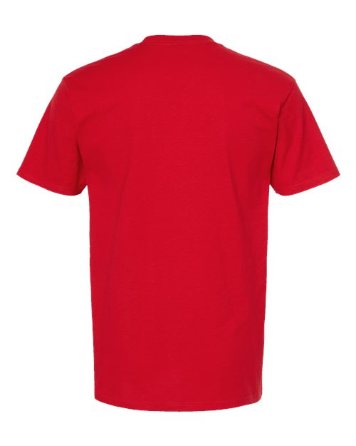 Tultex 293 Heavyweight Jersey Pocket T-Shirt #color_Red