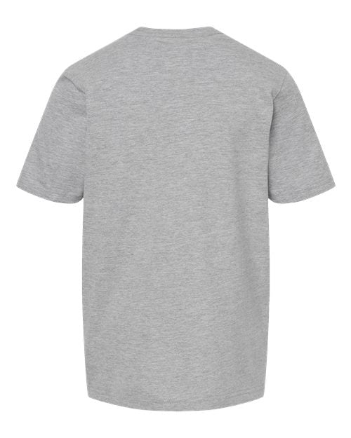 Tultex 295 Youth Heavyweight Jersey T-Shirt #color_Heather Grey
