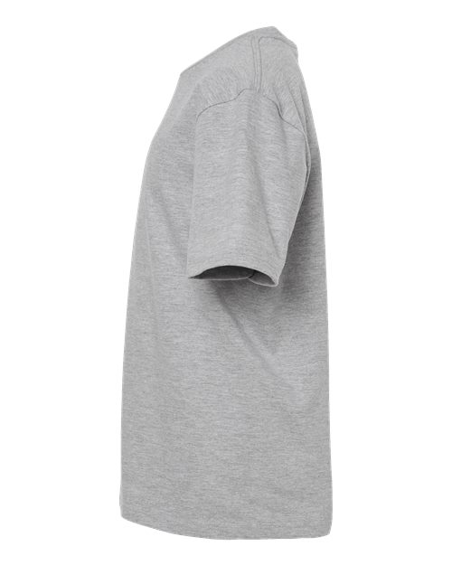 Tultex 295 Youth Heavyweight Jersey T-Shirt #color_Heather Grey