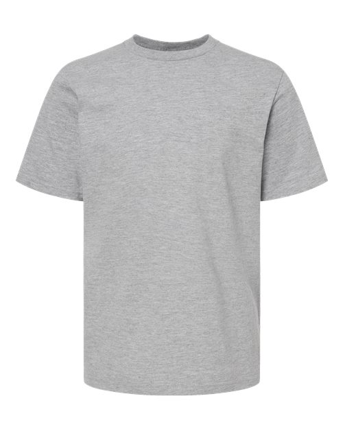 Tultex 295 Youth Heavyweight Jersey T-Shirt #color_Heather Grey