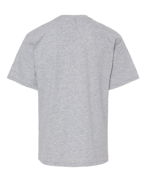 M&O 4850 Youth Gold Soft Touch T-Shirt #color_Athletic Grey