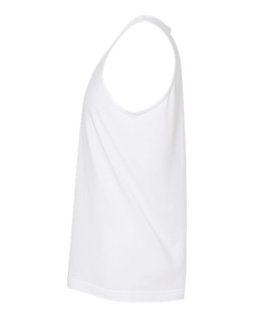 Tultex S105 Fine Jersey Tank Top #color_White