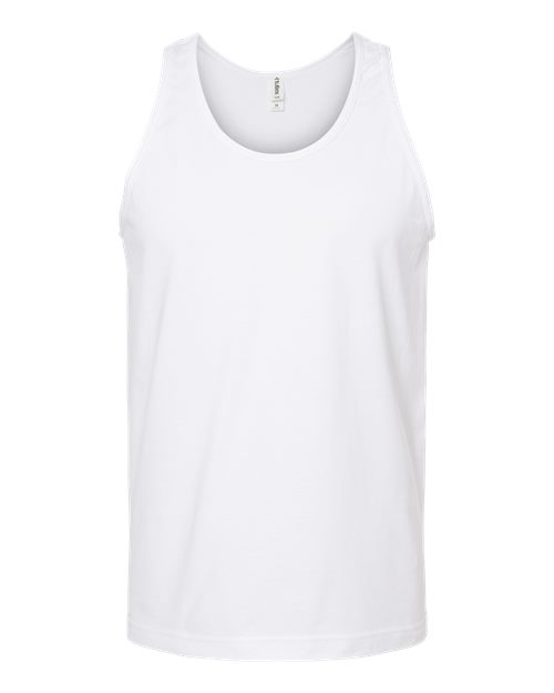 Tultex S105 Fine Jersey Tank Top #color_White