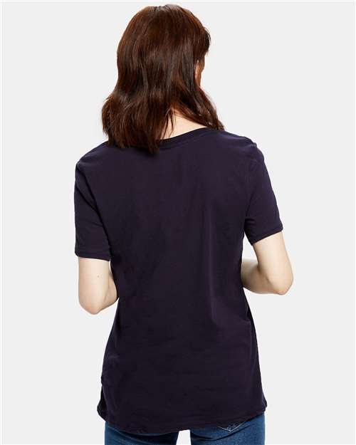 US Blanks US115 Women's Loose Fit Boyfriend Tee #color_Midnight Navy