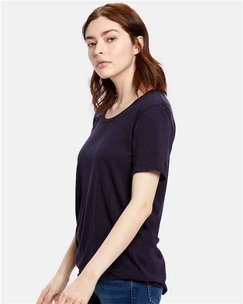 US Blanks US115 Women's Loose Fit Boyfriend Tee #color_Midnight Navy