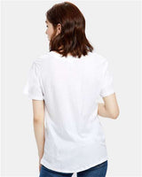 US Blanks US115 Women's Loose Fit Boyfriend Tee #color_WHITE