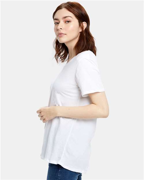 US Blanks US115 Women's Loose Fit Boyfriend Tee #color_WHITE