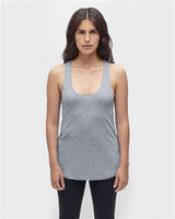 Los Angeles Apparel TR3008 USA-Made Women's Triblend Racerback Tank Top #color_Athletic Grey