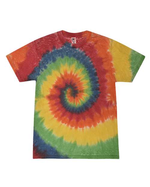 Tie-Dye CD1090 Adult Burnout Festival T-Shirt #color_RAINBOW