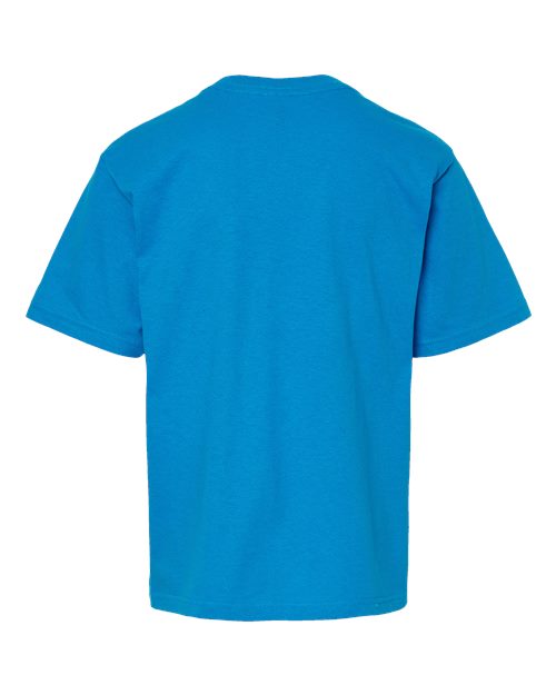 M&O 4850 Youth Gold Soft Touch T-Shirt #color_Turquoise