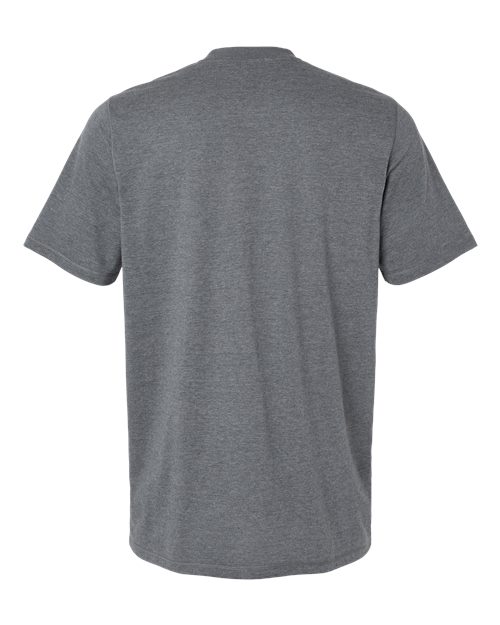 Adidas A556 Blended T-Shirt #color_Dark Grey Heather