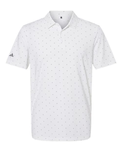 Adidas A574 Pine Tree Polo #color_White/ Grey Three
