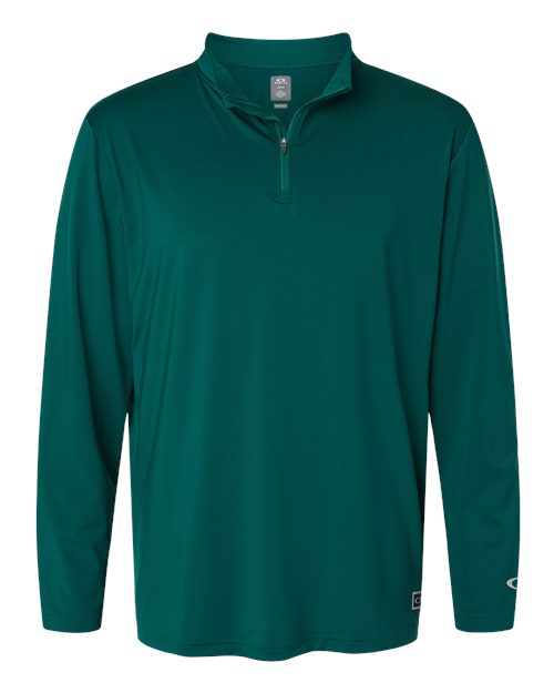 Oakley FOA402997 Team Issue Podium Quarter-Zip Pullover #color_Team Fir