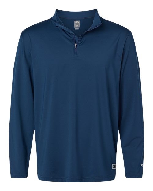 Oakley FOA402997 Team Issue Podium Quarter-Zip Pullover #color_Team Navy