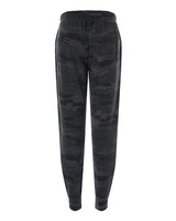 Independent Trading Co. PRM20PNT Women's California Wave Wash Sweatpants #color_Black Camo Heather