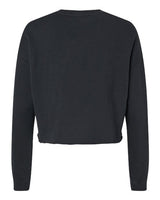Independent Trading Co. AFX24CRP Women's Lightweight Crop Crewneck Sweatshirt #color_Black