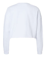 Independent Trading Co. AFX24CRP Women's Lightweight Crop Crewneck Sweatshirt #color_White