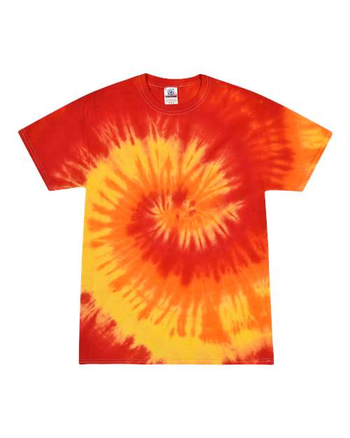 Tie-Dye CD100 Adult 5.4 oz., 100% Cotton T-Shirt #color_BLAZE