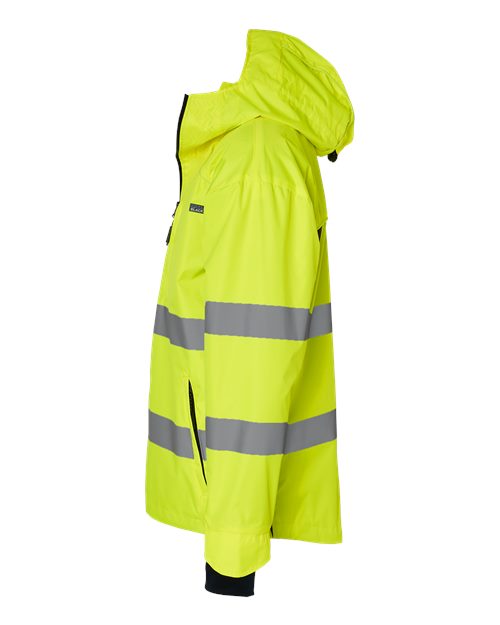 Kishigo WB102 Premium Black Series Windbreaker #color_Lime/ Black