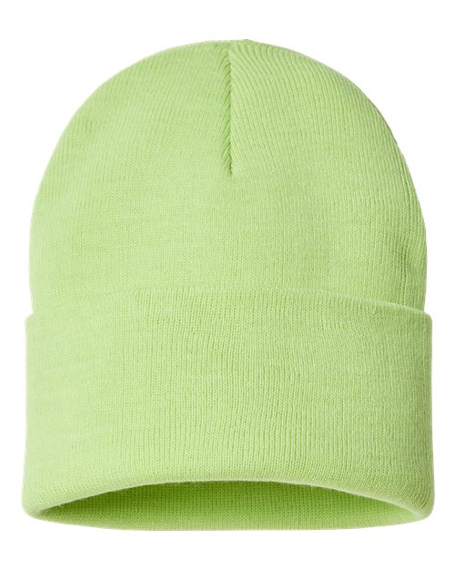 Atlantis Headwear PURE Sustainable Beanie #color_Acid Green